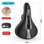 E Basic Gel_WEST BIKING Thicken Bicycle Saddle Comfortable Shockproof Cycling Seat Hollow Non-slip S
