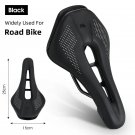 Road Black_WEST BIKING Thicken Bicycle Saddle Comfortable Shockproof Cycling Seat Hollow Non-slip So