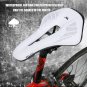A Deep Green_WEST BIKING Bicycle Saddle Comfortable Bike Seat Wear-resistant PU Leather Hollow Road