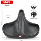 MAX Black_WEST BIKING Ergonomic Bicycle Saddle Long Distance Cycling Widen Thicken Cushion MTB Touri