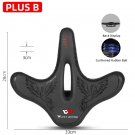 PLUS B_WEST BIKING Ergonomic Bicycle Saddle Long Distance Cycling Widen Thicken Cushion MTB Touring 