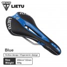 A Blue_LIETU Bicycle Saddle MTB Road Bike Cycling Silicone Skid-proof Saddle Seat Silica Gel Cushion