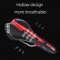 A Blue_LIETU Bicycle Saddle MTB Road Bike Cycling Silicone Skid-proof Saddle Seat Silica Gel Cushion