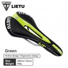 A Green_LIETU Bicycle Saddle MTB Road Bike Cycling Silicone Skid-proof Saddle Seat Silica Gel Cushio