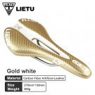 B Carbon Gold White_LIETU Bicycle Saddle MTB Road Bike Cycling Silicone Skid-proof Saddle Seat Silic B Carbon Gold White_LIETU Bicycle Saddle MTB Road Bike Cycling Silicone Skid-proof Saddle Seat Silic