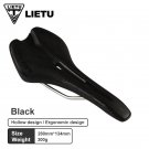 C Black_LIETU Bicycle Saddle MTB Road Bike Cycling Silicone Skid-proof Saddle Seat Silica Gel Cushio