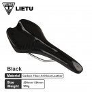D Carbon Fiber Black_LIETU Bicycle Saddle MTB Road Bike Cycling Silicone Skid-proof Saddle Seat Sili