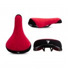 42991_Funsea Bicycle Saddle Wheelie 2 Tones Colors Seat For Bicycles Flannelette Bike Seats Embroide