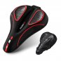 Red Seat_YOUNGDO Bicycle Saddle Cushion Bike Seat Cover Universal Shock Absorber Mountain Bike Racin