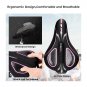 Red Seat_YOUNGDO Bicycle Saddle Cushion Bike Seat Cover Universal Shock Absorber Mountain Bike Racin