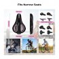 Red Seat_YOUNGDO Bicycle Saddle Cushion Bike Seat Cover Universal Shock Absorber Mountain Bike Racin