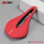 ZB04 Red_EC90 Bicycle Saddle MTB Road Bike Seat PU Ultralight Breathable Comfortable Cushion Mountai