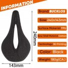 CARBON 3D-2_BUCKLOS 3D Printing Road Bicycle Saddle Ultralight Hollow Prostatic MTB Bike Seat Shock 
