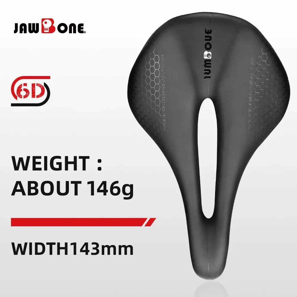 Yellow_RYET Bike Saddle 5D 6D 7D Ultralight Leather Road Mountain Full Carbon Bicycle Seat Cushion 1