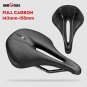 Yellow_RYET Bike Saddle 5D 6D 7D Ultralight Leather Road Mountain Full Carbon Bicycle Seat Cushion 1