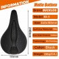 3D matte(155mm)_3D Printed Saddle BUCKLOS MTB Bike Seat Cushion Full Carbon Fiber Ultralight Hollow