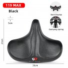 119 MAX Springs_WEST BIKING Extra Wide MTB Bicycle Saddle Comfortable Thick Foam Shock Absorbtion Co
