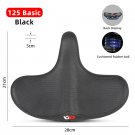 125 Plus Groove_WEST BIKING Extra Wide MTB Bicycle Saddle Comfortable Thick Foam Shock Absorbtion Co 125 Plus Groove_WEST BIKING Extra Wide MTB Bicycle Saddle Comfortable Thick Foam Shock Absorbtion Co