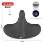 125 Plus Groove_WEST BIKING Extra Wide MTB Bicycle Saddle Comfortable Thick Foam Shock Absorbtion Co