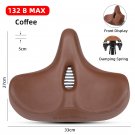 132B MAX Springs_WEST BIKING Extra Wide MTB Bicycle Saddle Comfortable Thick Foam Shock Absorbtion C