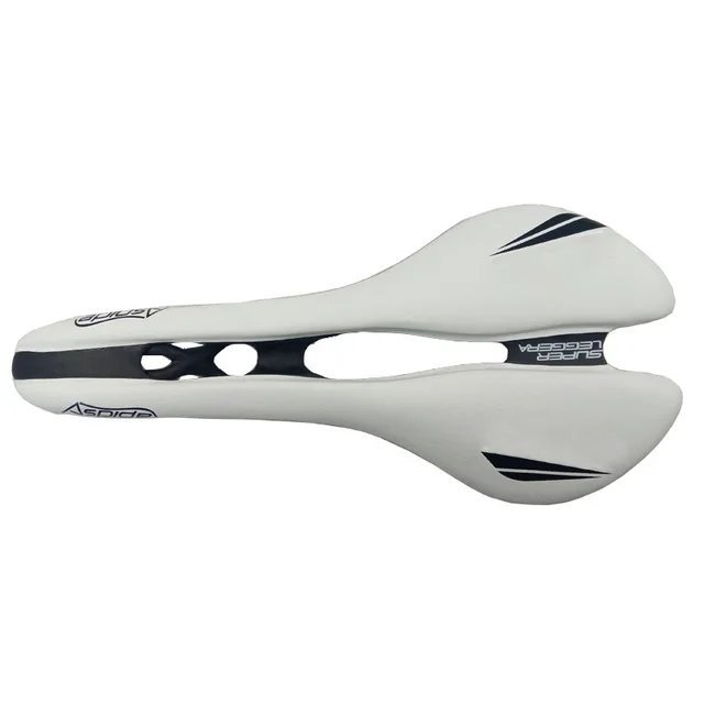 New White-Black_Ultralight Selle Full Carbon Saddle Men Wave Road Bike Saddle Bicycle Vtt Racing Sea