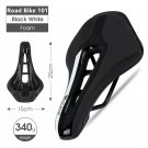 Black White_WEST BIKING Bike Saddle MTB Road Racing Bicycle Seat Hollow Soft Short Nose Cushion PU W Black White_WEST BIKING Bike Saddle MTB Road Racing Bicycle Seat Hollow Soft Short Nose Cushion PU W