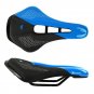 Red_WEST BIKING Bike Saddle MTB Road Racing Bicycle Seat Hollow Soft Short Nose Cushion PU Waterproo