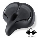 Black_WEST BIKING Widen&Thicken Bicycle Saddle Soft Shock Absorption Oversize Bike Cushion Hollo