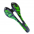 green_superlogic 3K Full Carbon Fiber Bicycle Saddle Road MTB Bike Carbon Saddle Seat Matt bike cush