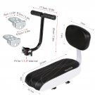 3PCS White_Bike Child Seat Bike Saddle with Back Rest Bicycle Back Seat MTB Bicycle Rear Rack Saddle 3PCS White_Bike Child Seat Bike Saddle with Back Rest Bicycle Back Seat MTB Bicycle Rear Rack Saddle