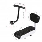 Handle White Saddle_Bike Child Seat Bike Saddle with Back Rest Bicycle Back Seat MTB Bicycle Rear Ra