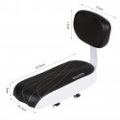 White Saddle_Bike Child Seat Bike Saddle with Back Rest Bicycle Back Seat MTB Bicycle Rear Rack Sadd White Saddle_Bike Child Seat Bike Saddle with Back Rest Bicycle Back Seat MTB Bicycle Rear Rack Sadd