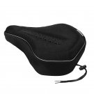 Black_Gel Padded Bike Seat Cushion For Comfort Extra Soft Exercise Bicycle Seat Cover Compatible Wit Black_Gel Padded Bike Seat Cushion For Comfort Extra Soft Exercise Bicycle Seat Cover Compatible Wit