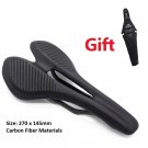 1158 black_Ultralight Full Carbon Mountain Bicycle Saddle Road Bike saddle MTB Carbon Saddles Seat S