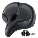 Black_WEST BIKING Oversized MTB Bike Seat Wide Bicycle Sofa-Like Comfy Saddle Universal Electric Bik