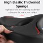 Blue_WEST BIKING Oversized MTB Bike Seat Wide Bicycle Sofa-Like Comfy Saddle Universal Electric Bike