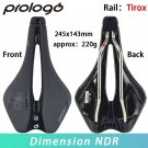 NDR Tirox Black_Prologo Dimension 143/CPC/AGX/NDR/Scratch M5 PAS Series Bicycle Saddle Bicycle for X
