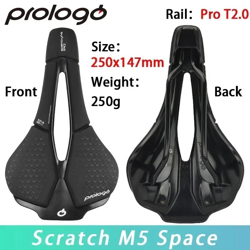 Space T2.0 147mm_Prologo Dimension 143/CPC/AGX/NDR/Scratch M5 PAS Series Bicycle Saddle Bicycle for 