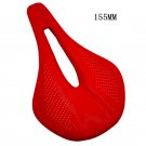 155mm red_2024NEW Pu+carbon fiber saddle road mtb mountain bike bicycle saddle for man cycling saddl