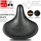 Black set_WEST BIKING Super Comfortable Bicycle Saddle Ergonomic Widen Cushion Pad MTB Road Bike Sad