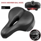 Black 1_Hollow Breathable Bicycle Saddle Men Women MTB Road Bike Saddle Shock Absorbing Comfortable 
