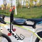 Hand Foot Blue seat_Universal Front Mounted Child mtb Bike Seat Safety Child Bicycle Seat Baby Seat 