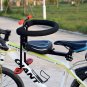 Hand Foot Blue seat_Universal Front Mounted Child mtb Bike Seat Safety Child Bicycle Seat Baby Seat 
