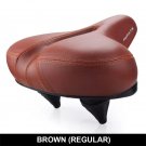 brown regular_FMFXTR Saddle Wide Big Butt Shock Absorber MTB Bike Seat Soft Thickened Soft Comfort C