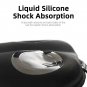 LF047-B_ROCKBROS Silicone Bicycle Saddle Hollow Breathable MTB Bike Seat Cushion Cover Mat Silica ge