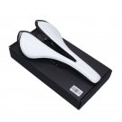 WHITE_2019 Full Carbon Fiber Road Mountain Bike Saddle Carbon Saddle Seat Cushion Ultralight Carbon 