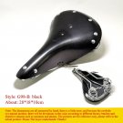 G98-B Black_G98 Retro Vintage Bicycle Saddle Pure Cowhide Handmade Sport Cycling Bike Seat Various S