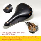 G98-BT  Black_G98 Retro Vintage Bicycle Saddle Pure Cowhide Handmade Sport Cycling Bike Seat Various