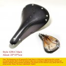 G98-C Black_G98 Retro Vintage Bicycle Saddle Pure Cowhide Handmade Sport Cycling Bike Seat Various S