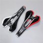 ZB03 Black White_EC90 Bicycle Saddle Men Gel Comfort Bikes Cushion Ultra Light Steel Rail Hollow Des
